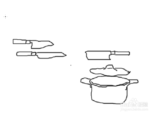 用photoshop画厨房用具