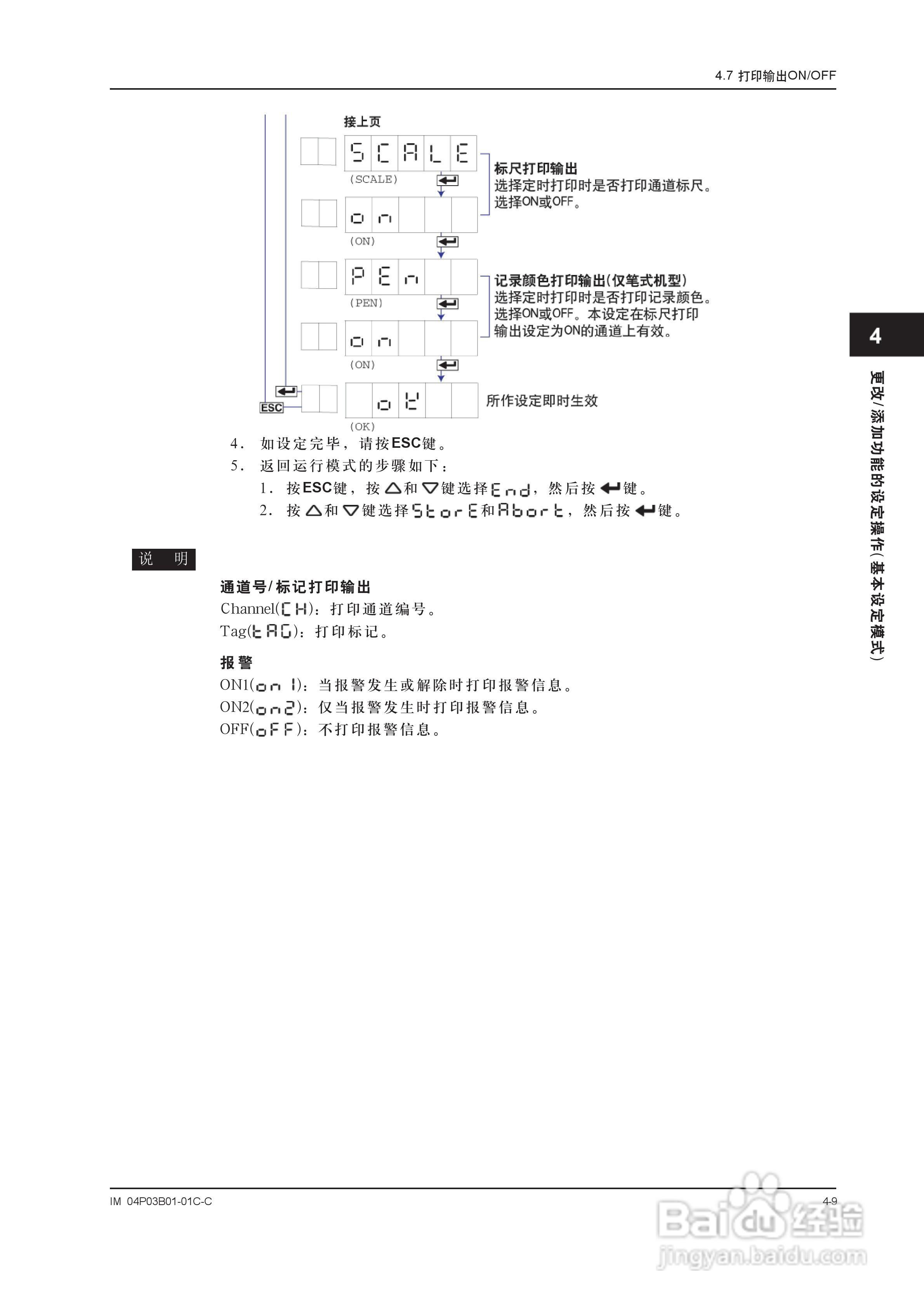 YOKOGAWA SR10001有纸记录仪使用说明书:[8]