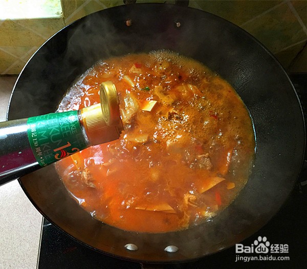 熏豆干焖烧鸡块的做法