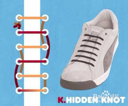 系鞋带的方式