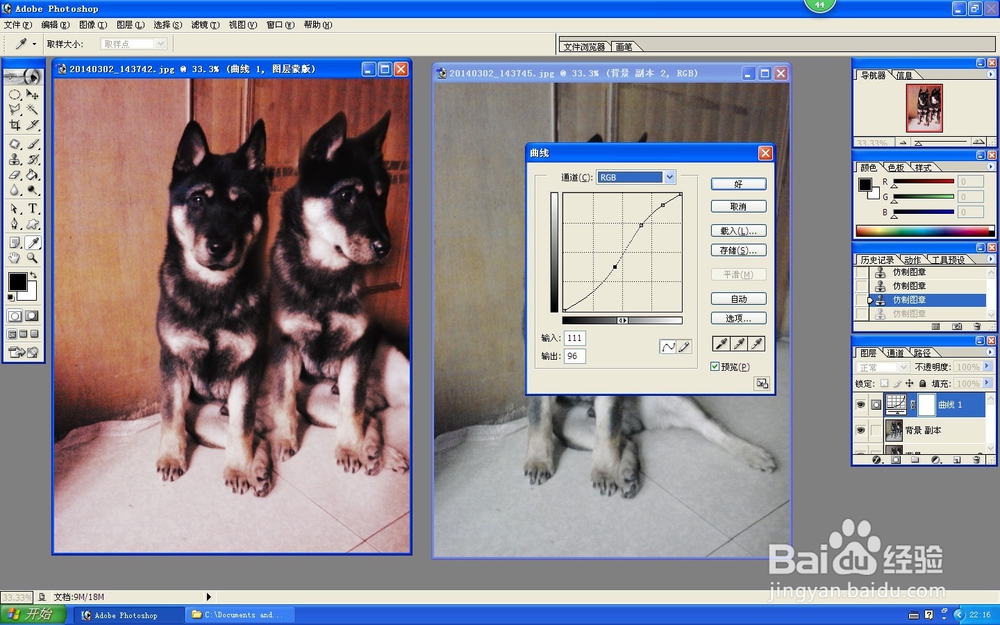 ps多人人像(动物)教程