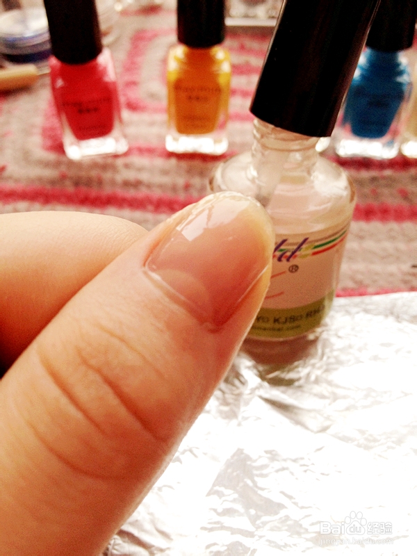 DIY美甲教程----彩虹渐变色