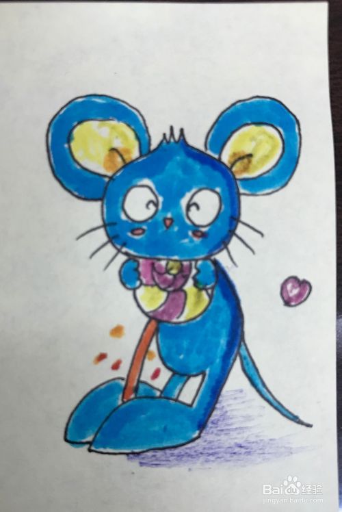 如何绘制一只卡通老鼠？
