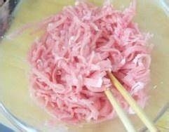 美味京酱肉丝的制作方法
