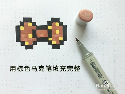 在格子本上怎么画画