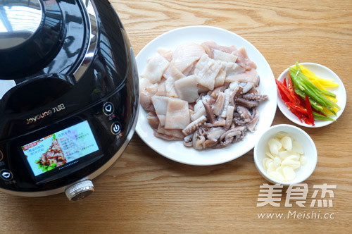 椒盐鱿鱼花的做法