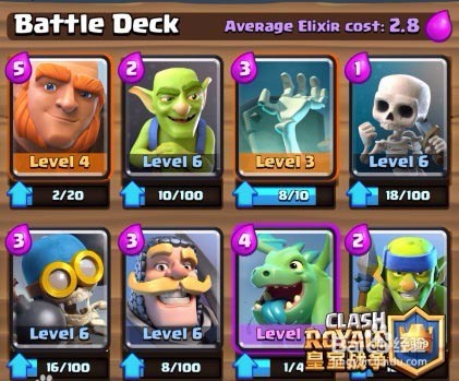 皇室战争A2卡组推荐 皇室战争2阶卡组搭配