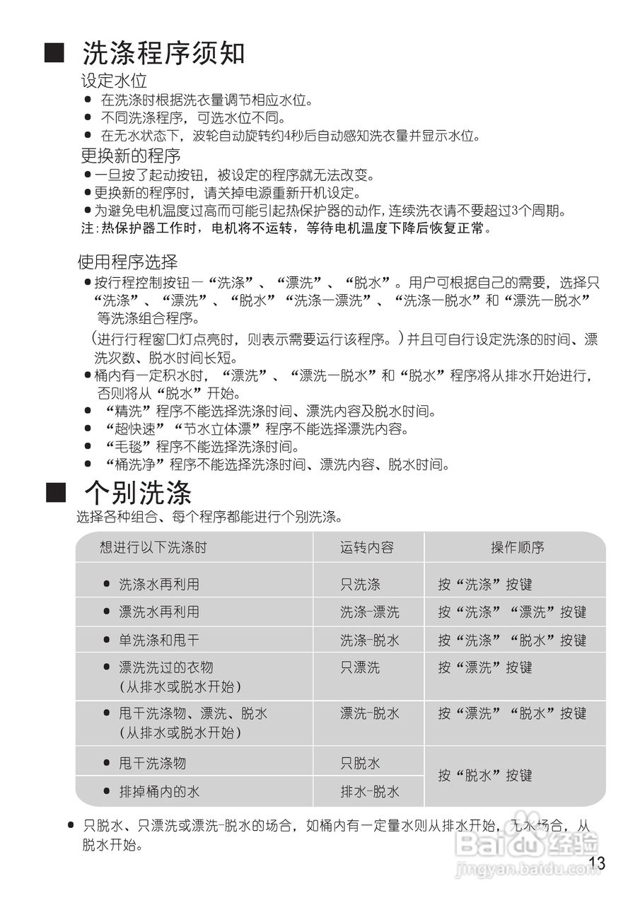 松下XQB75-Q745U洗衣机使用说明书:[2]