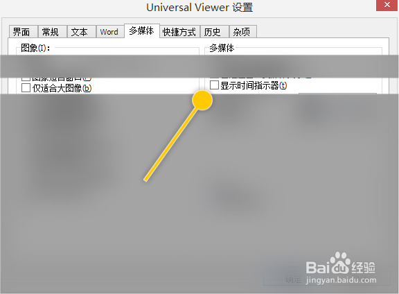 Universal Viewer如何开启显示时间指示器