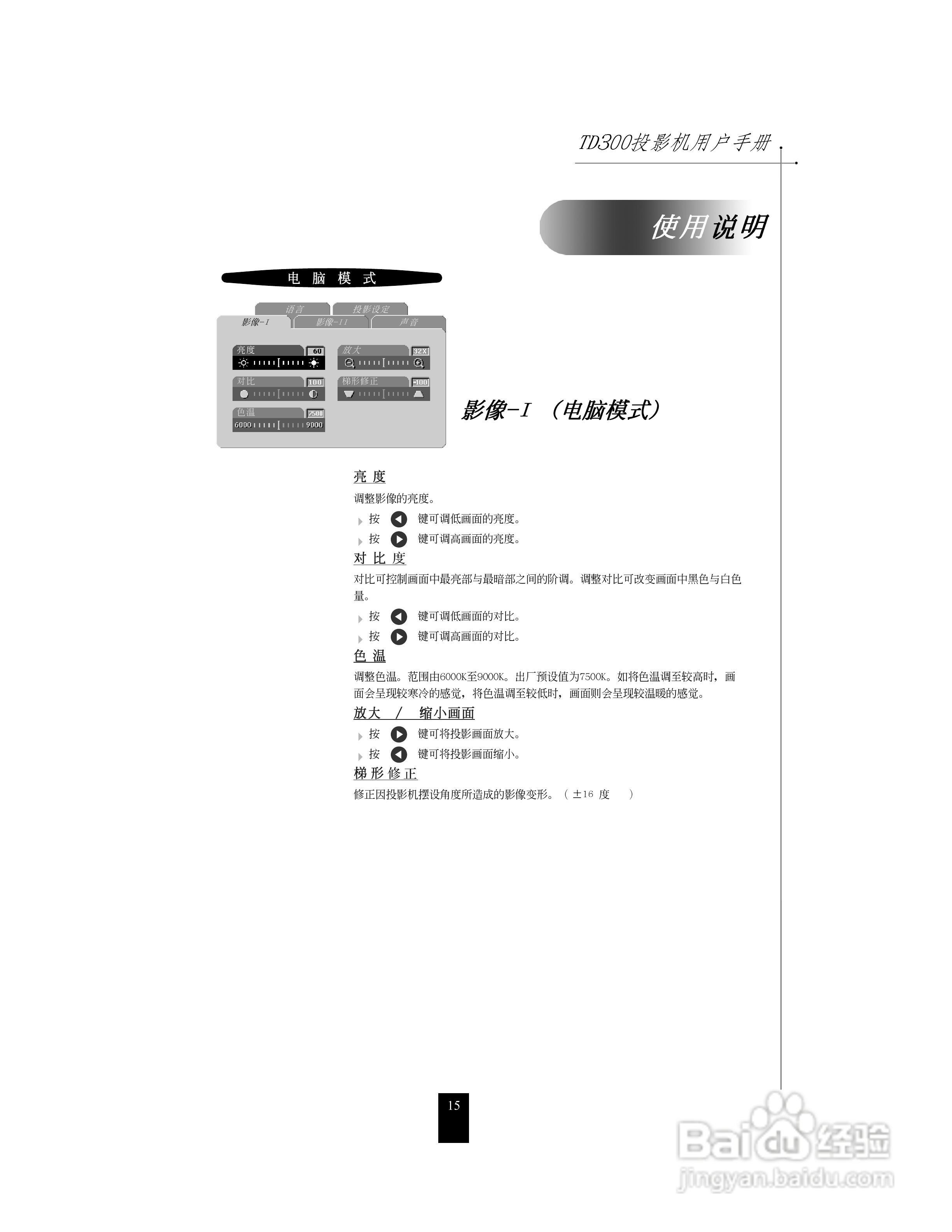 联想投影机TD300使用说明书:[2]