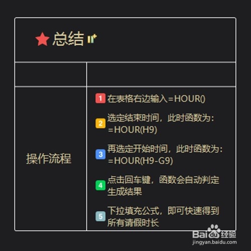 HOUR函数怎么使用