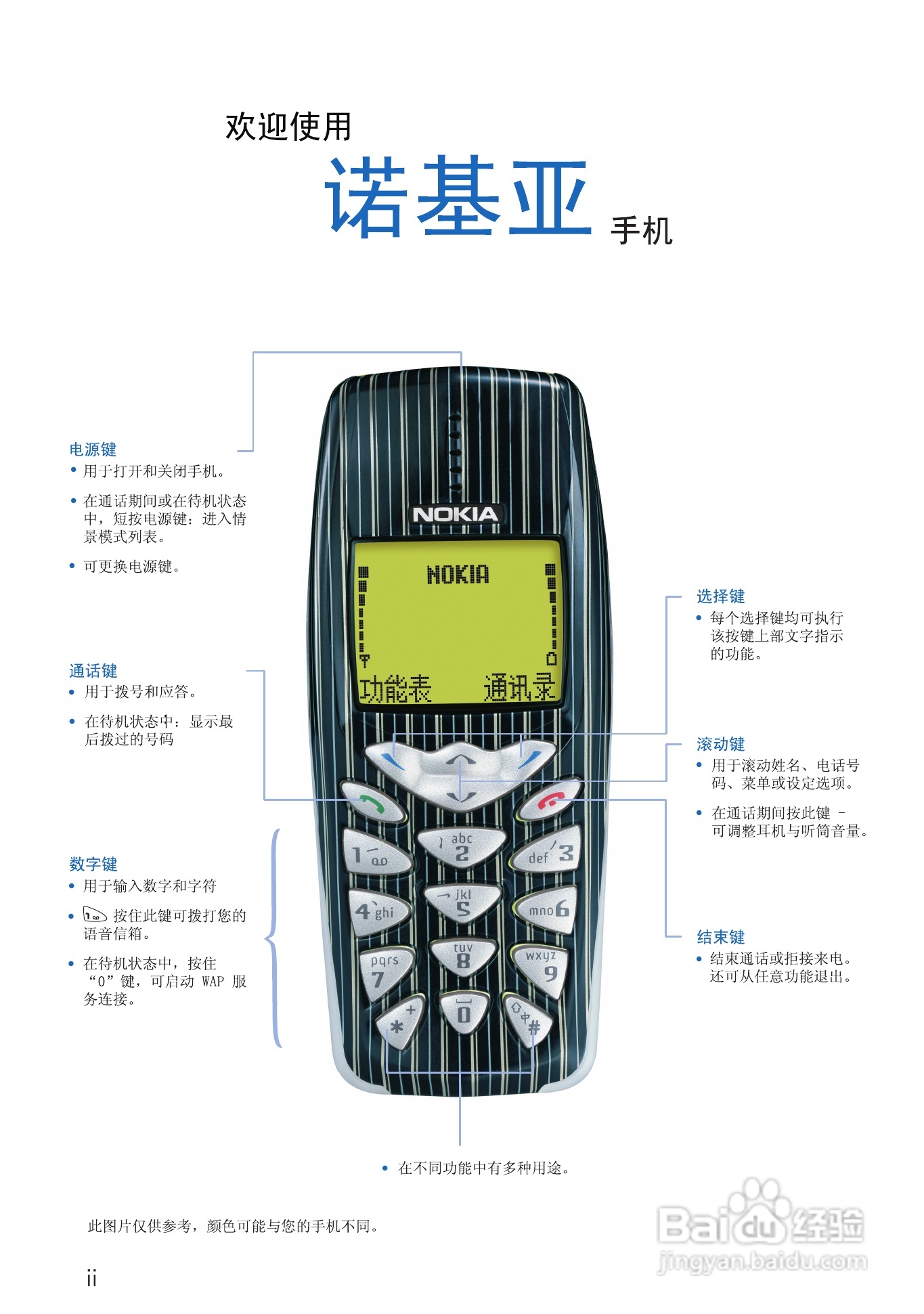 诺基亚3510手机使用说明书:[1]