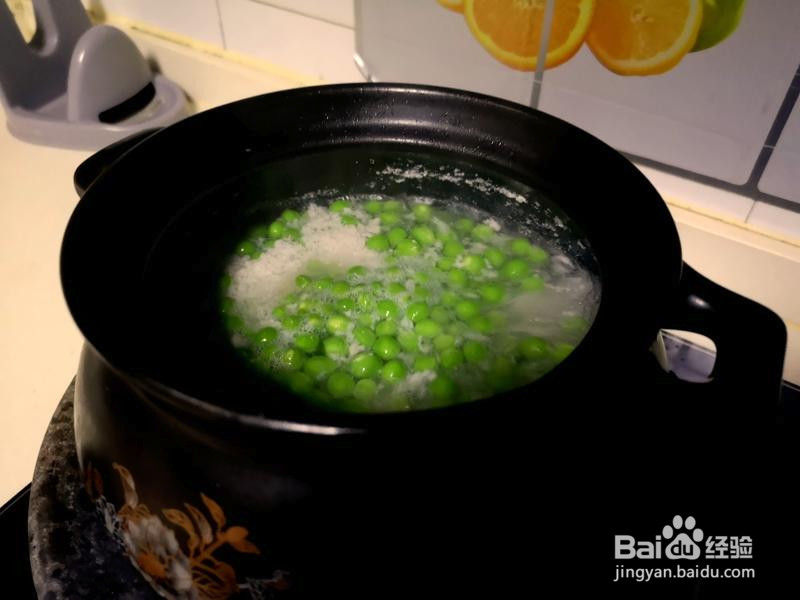 肉末豌豆汤的做法