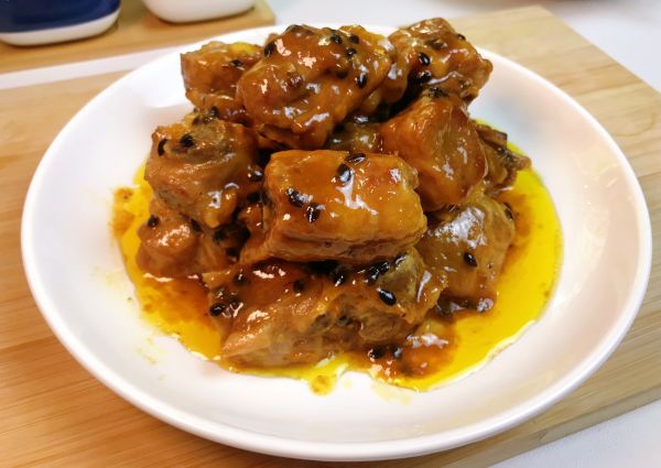 百香果排骨比糖醋排骨好吃