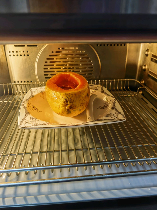 木瓜牛奶炖桃胶