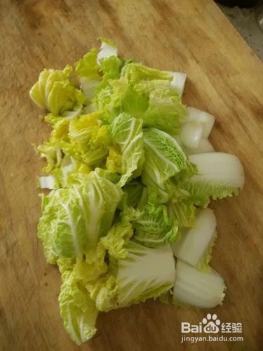 白菜素炒金针菇