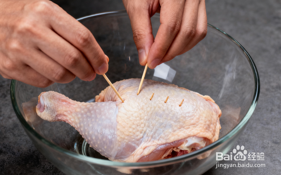 炸鸡腿怎么炸才外脆里嫩?多汁不柴,不回软