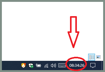 WIN10任务栏显示秒