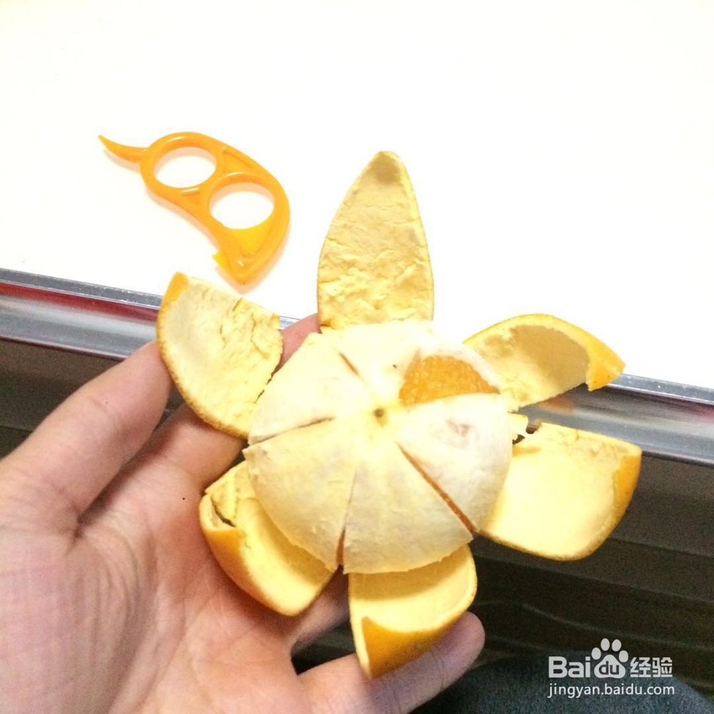 剥橙器如何使用