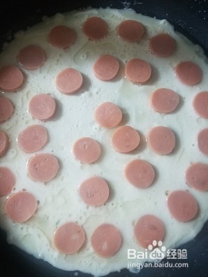 高颜值的火腿鸡蛋饼