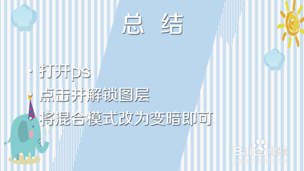 ps中怎样给图层应用变暗优先