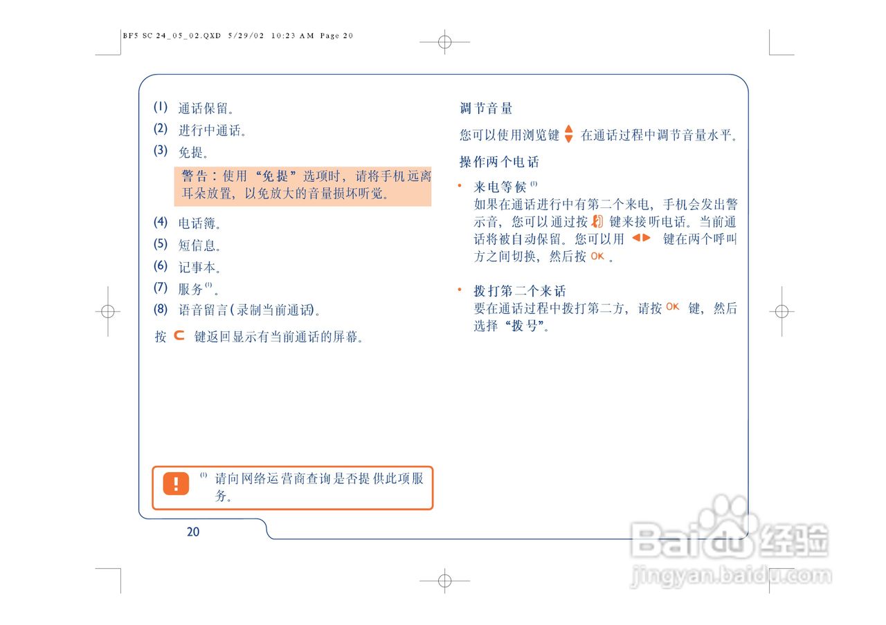 阿尔卡特ot715手机使用说明书:[2]