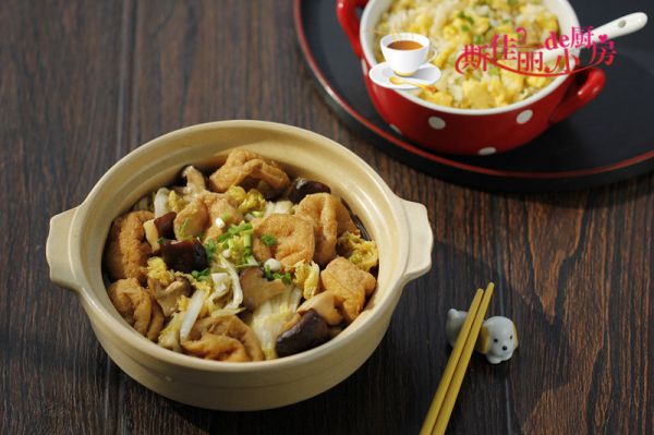 香菇豆腐泡娃娃菜