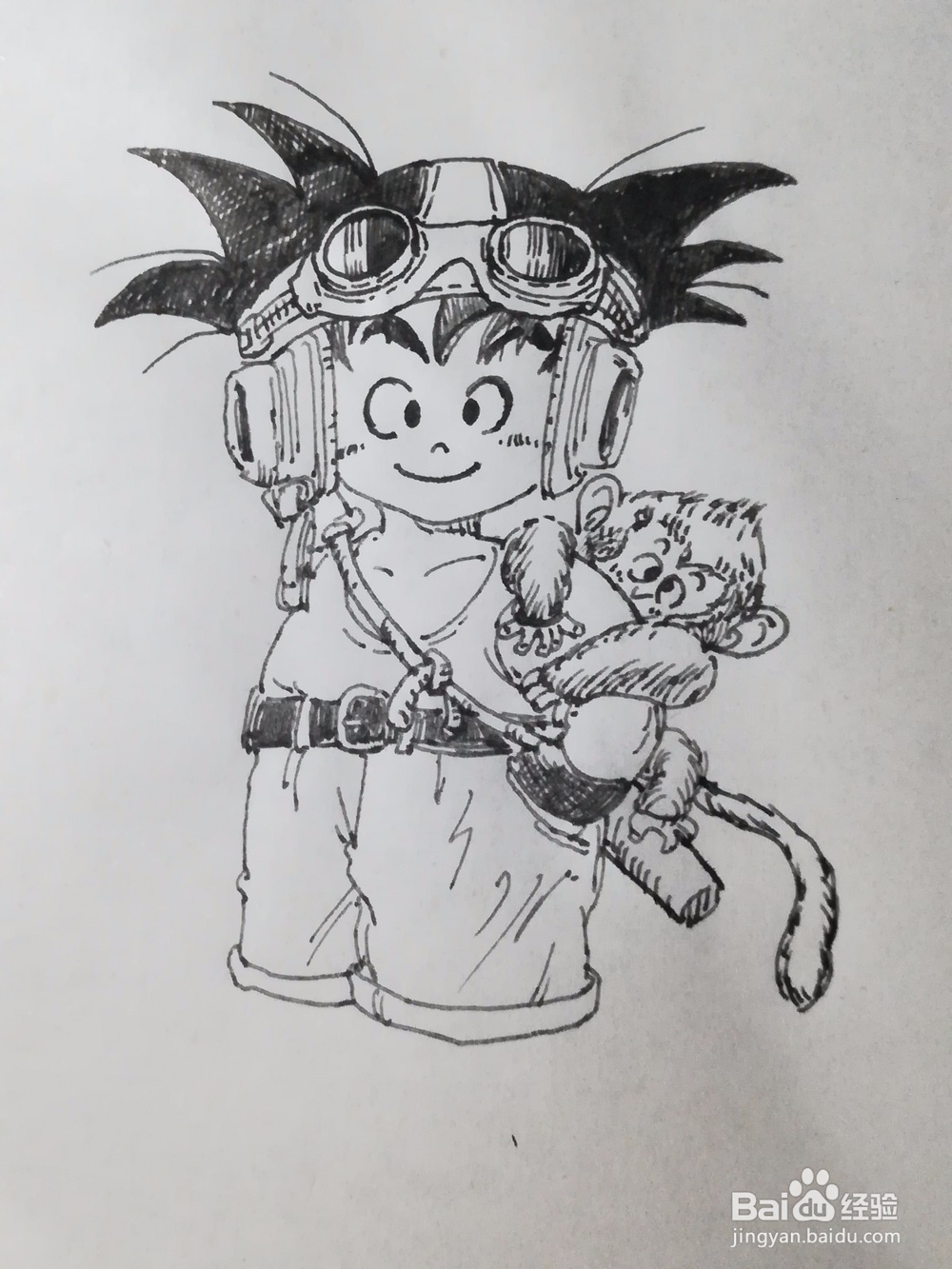 七龙珠孙悟空漫画教程