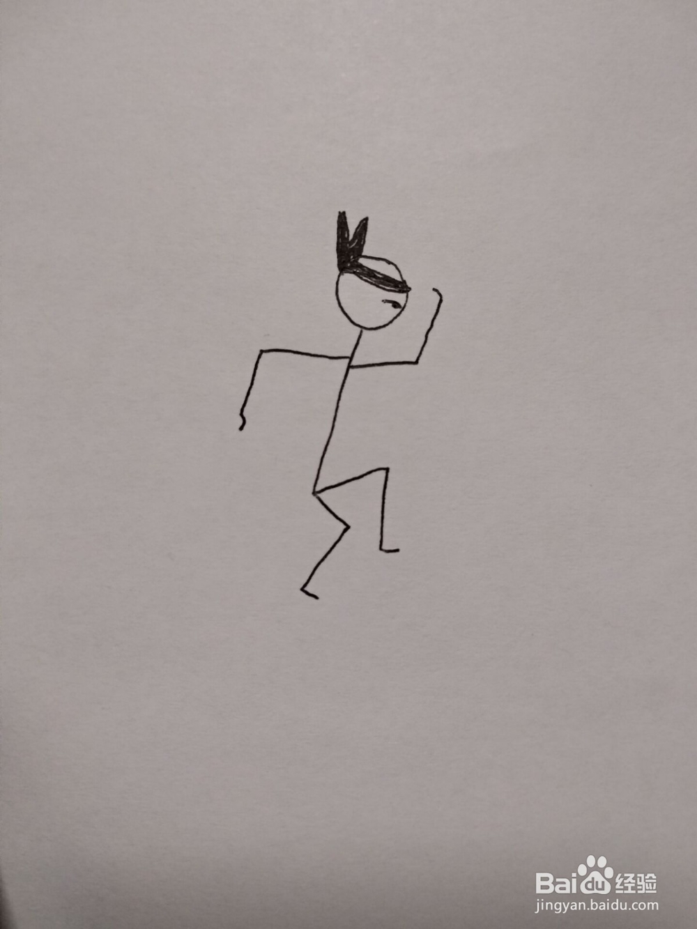 热门小人舞蹈简笔画方法