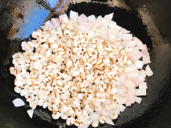 茄汁山药炒薏仁