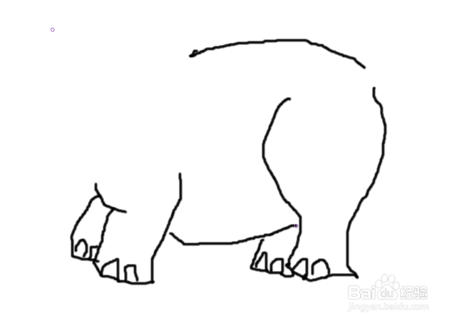 firework自带刷子工具画大象