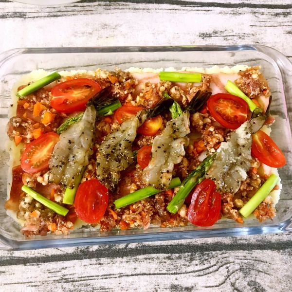 芝士焗千层牛肉土豆泥