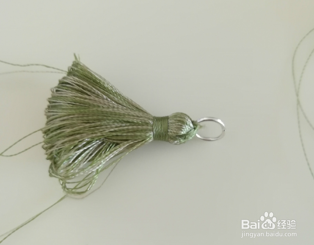 做杂色流苏的方法