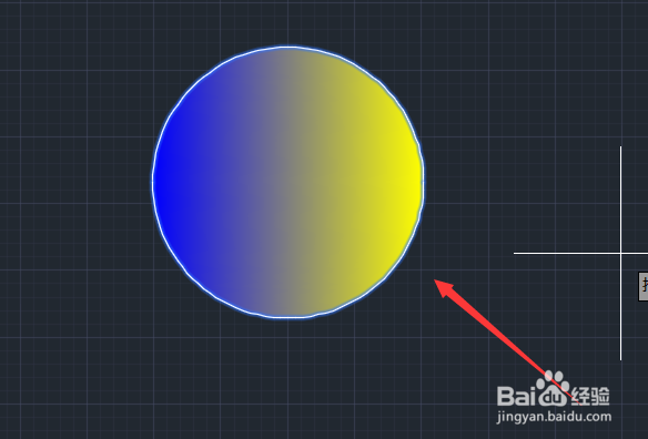 Autodesk CAD如何使用渐变色填充