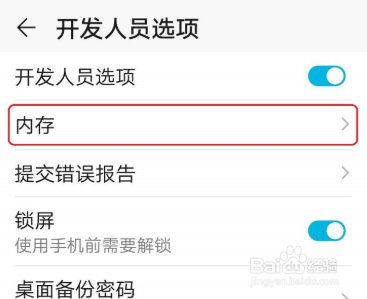 华为手机怎么查看运行内存的使用详情