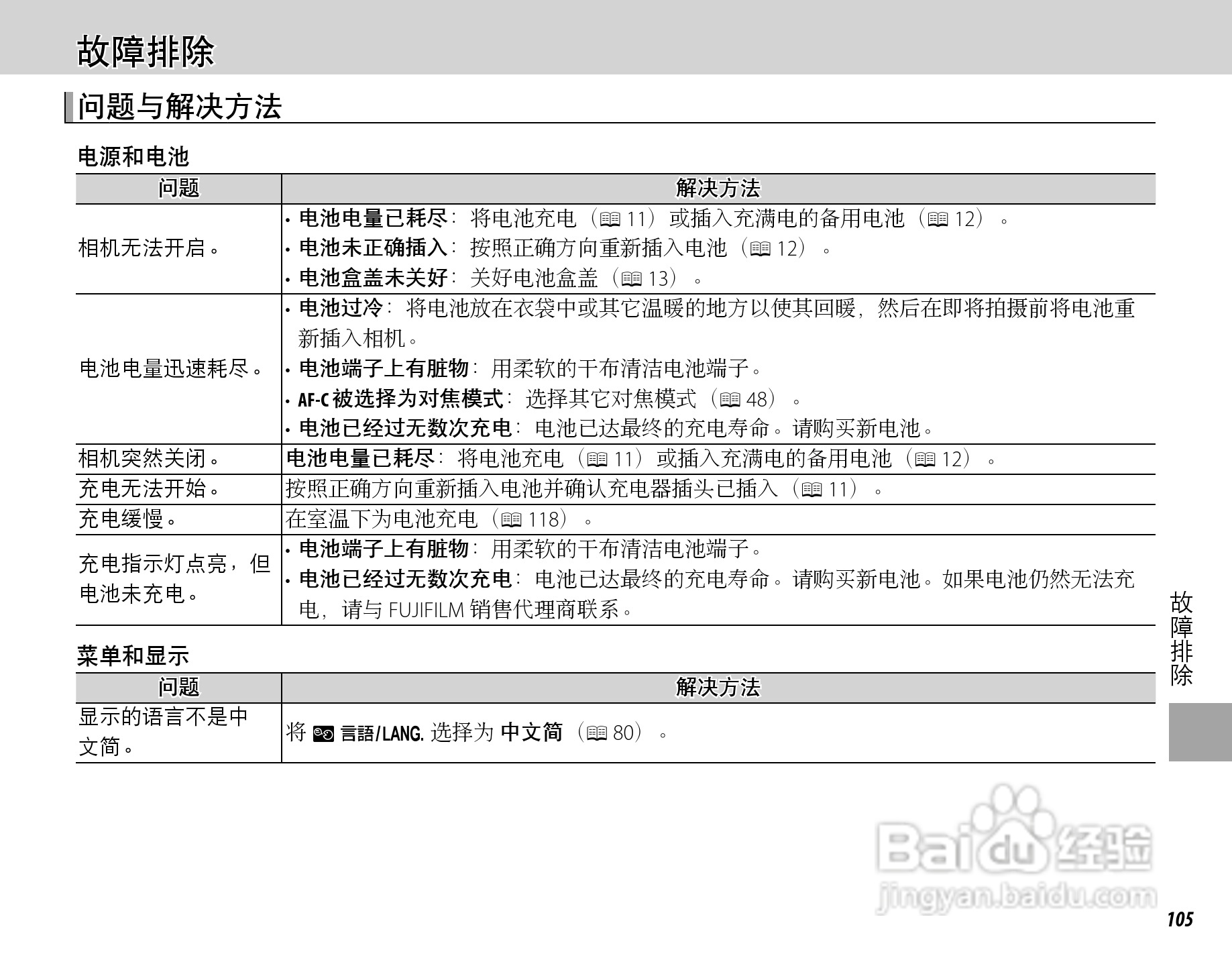富士FinePix X100数码相机使用说明书:[12]