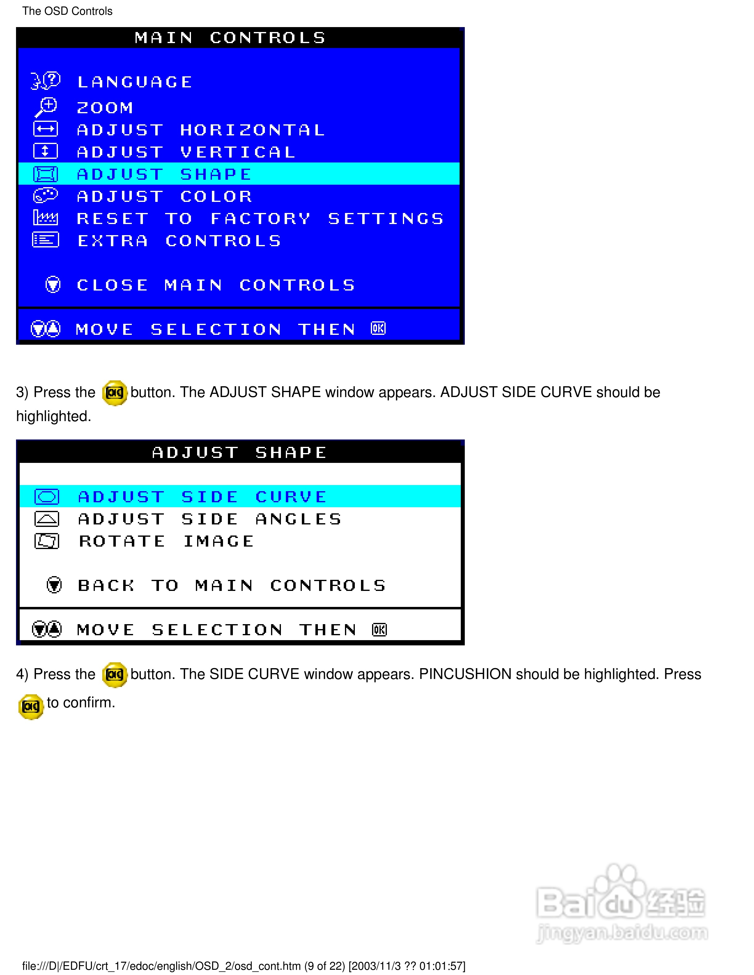 飞利浦107B40彩显使用说明书:[9]
