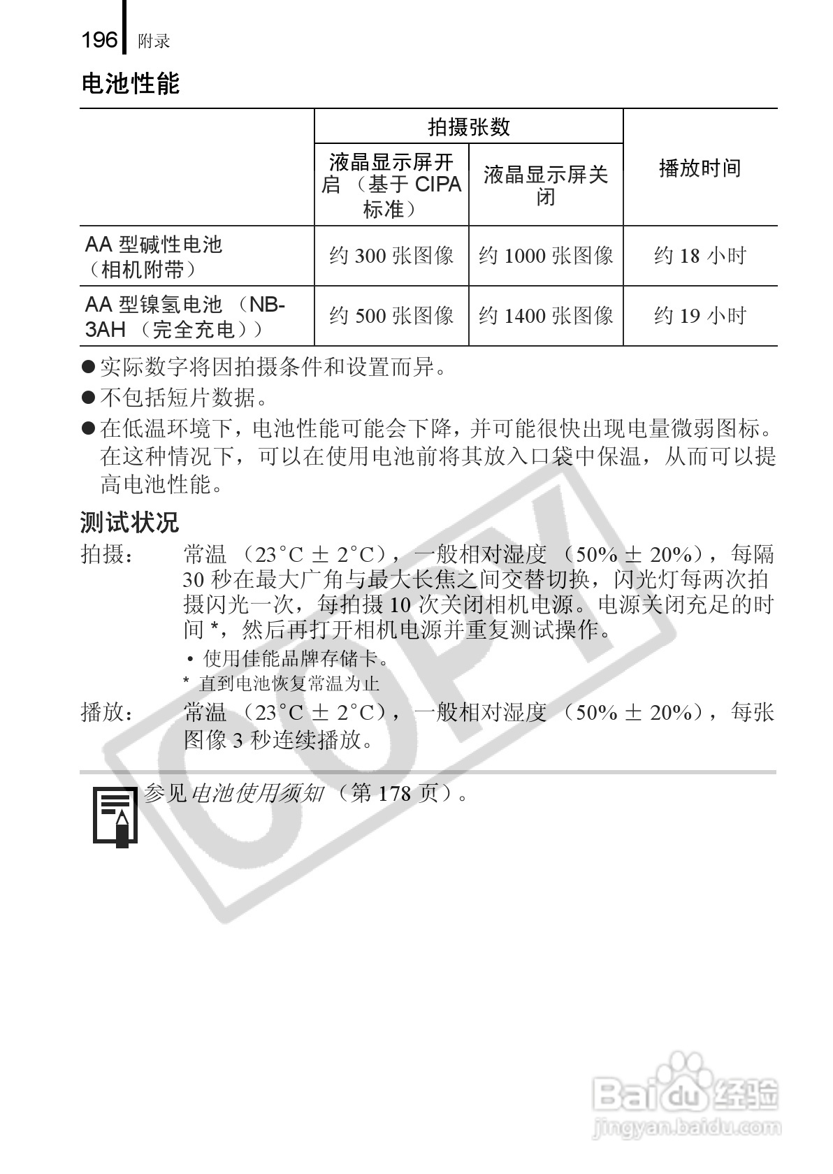 佳能PowerShot A650 IS数码相机使用说明书:[20]