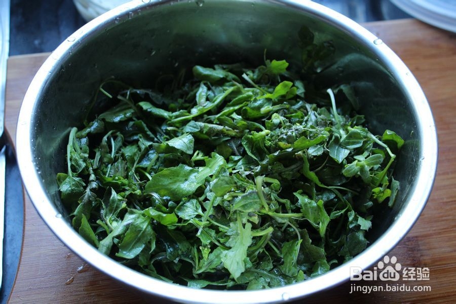 怎么做荠菜北极虾手工拉面