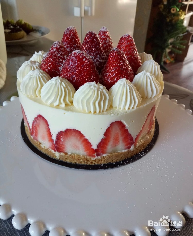 草莓乳酪蛋糕的做法