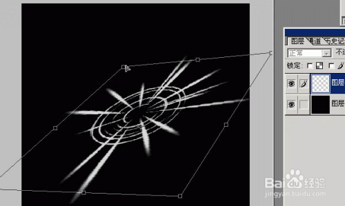 ps如何制作光芒效果