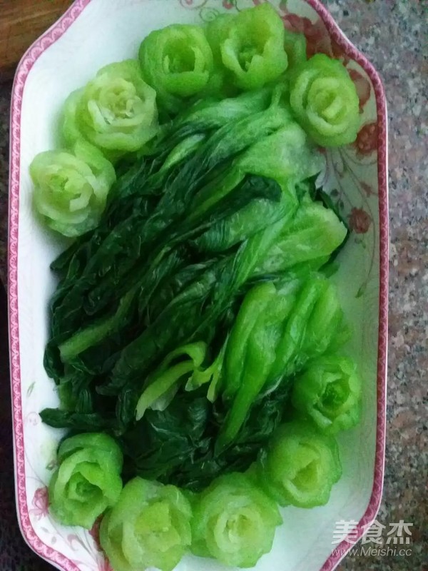 肉丝油菜花的做法