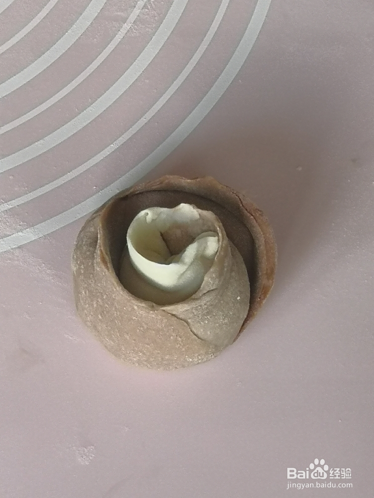 非常简单的玫瑰花饺子