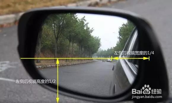 如何正确调节汽车后视镜？