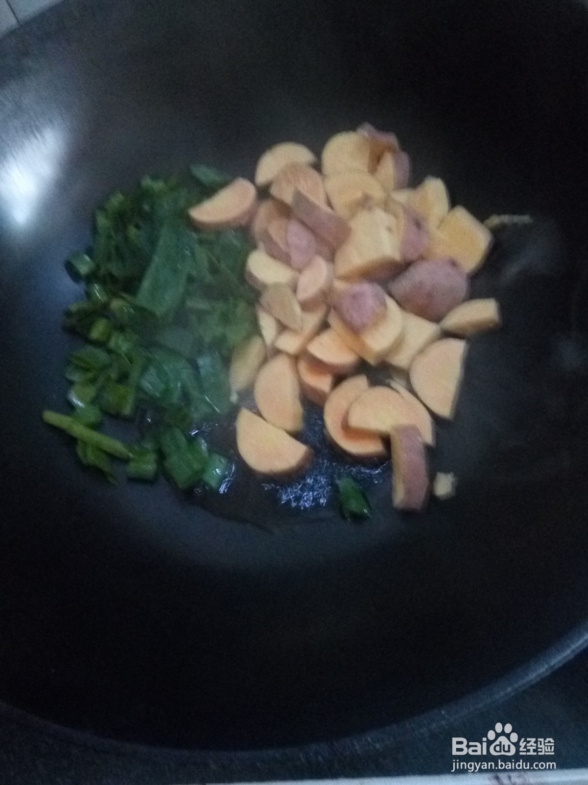 家常菜地瓜炖豆角