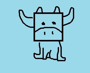 简笔画系列之怎样画公牛