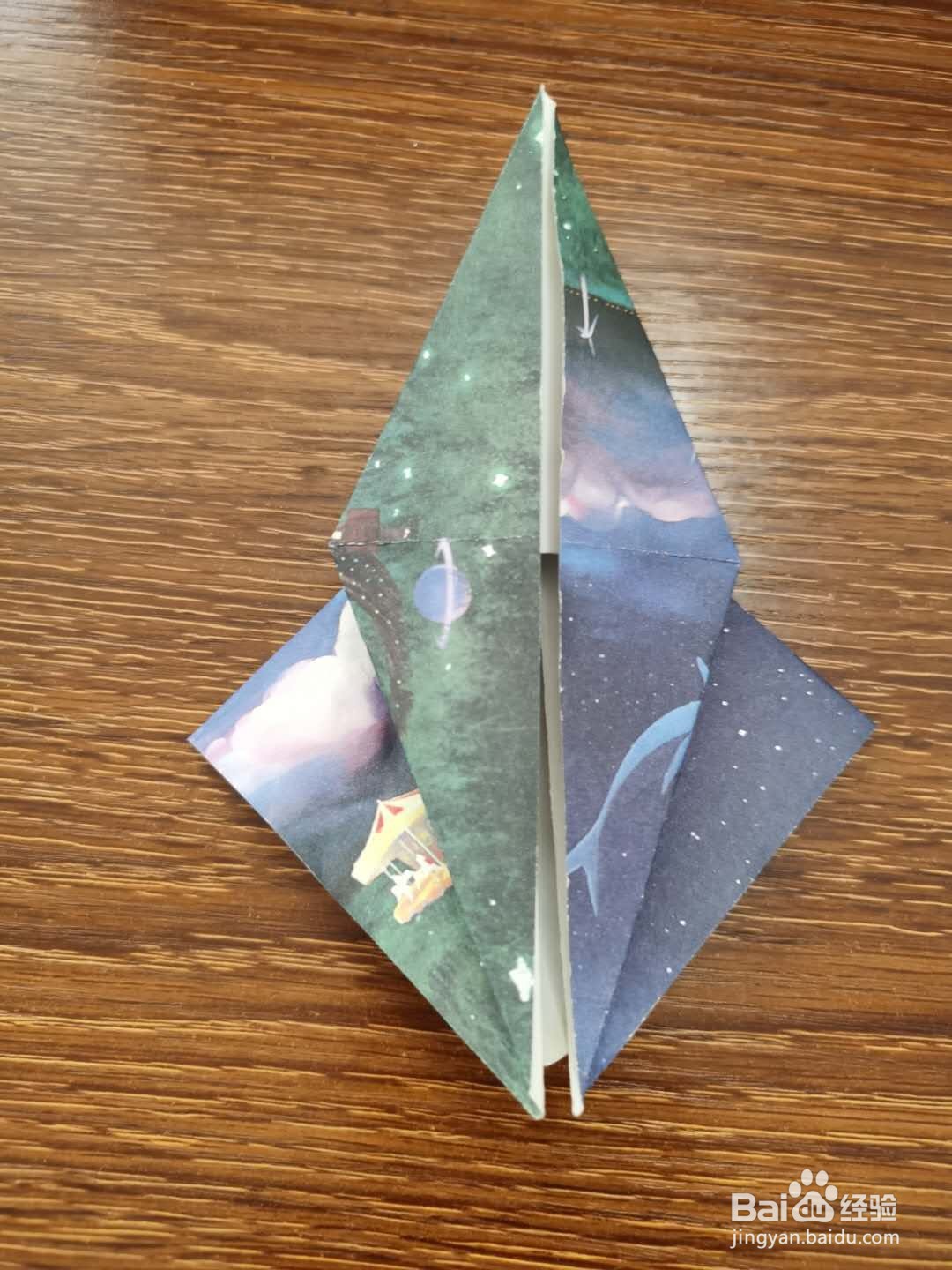 千纸鹤折纸步骤图