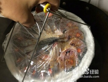 年夜饭：孔雀开屏鱼。