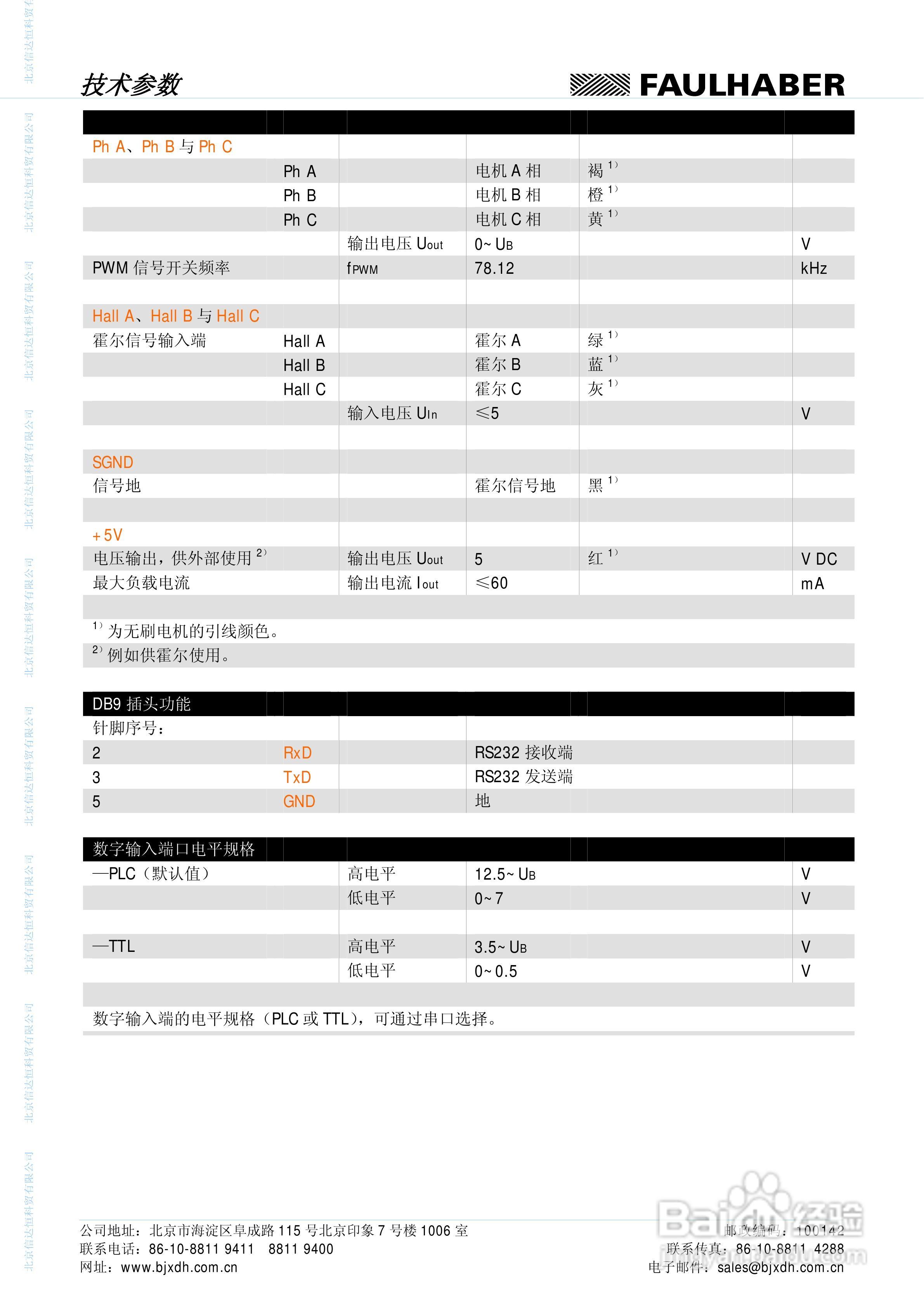 FAULHABER伺服控制单元3564K024B CS运动控制器MCBL :[7]