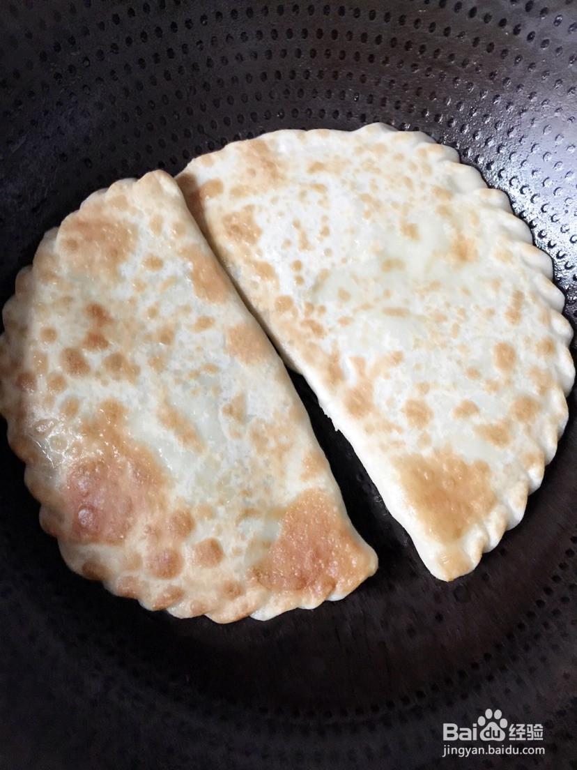 韭菜鸡蛋盒子饼的做法